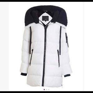 Steve Madden Sherpa Hood Puffer Jacket